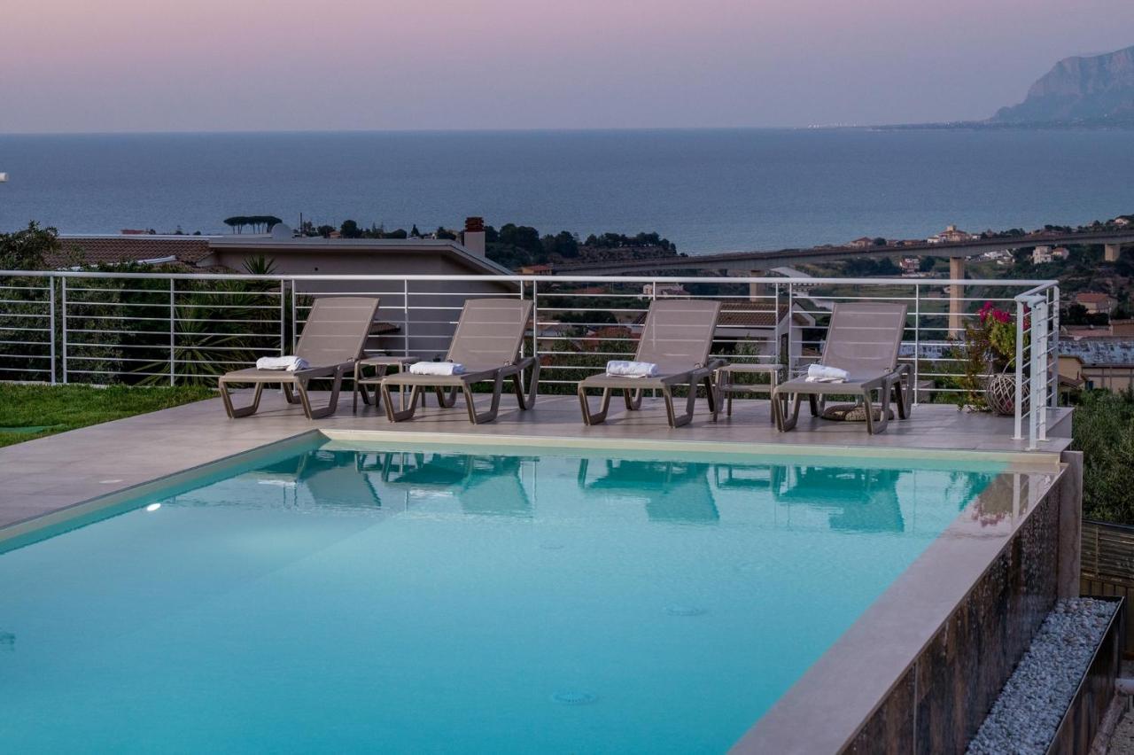 Villa Maria Con Piscina E Vista Mare Castellammare del Golfo Exteriör bild