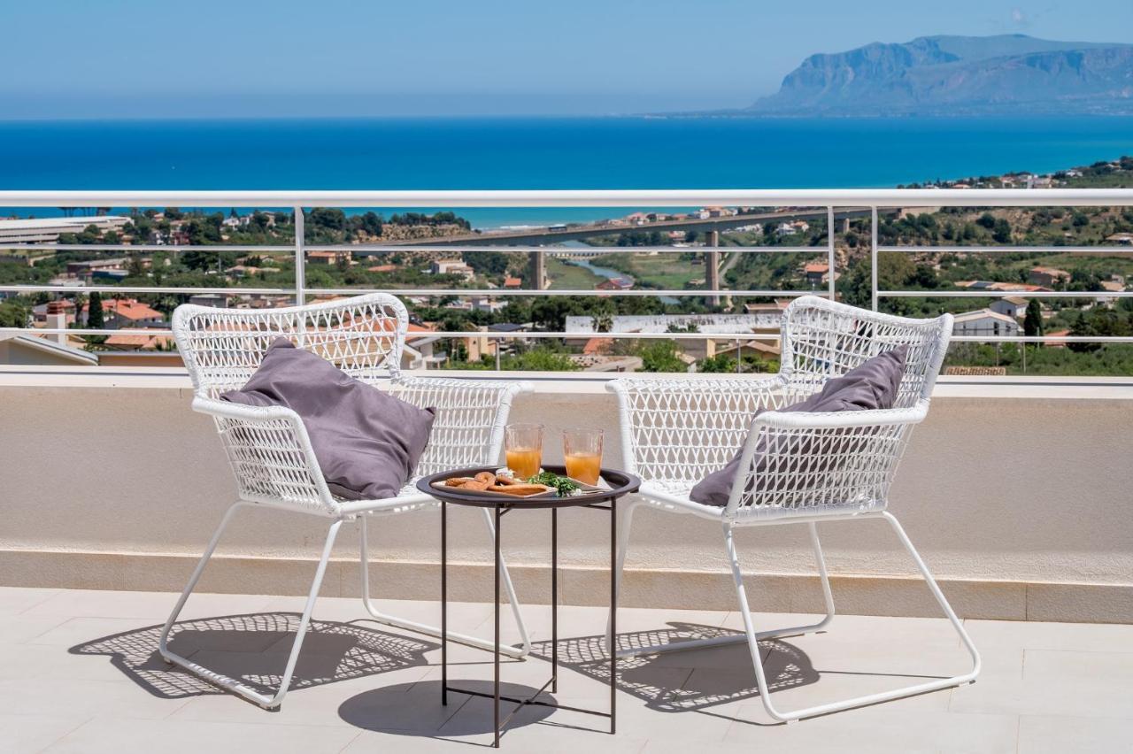 Villa Maria Con Piscina E Vista Mare Castellammare del Golfo Rum bild