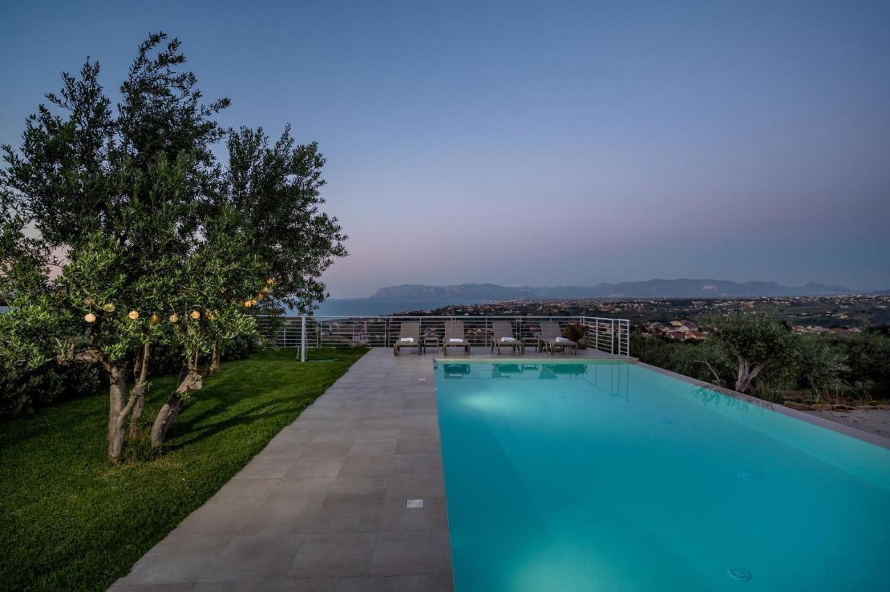 Villa Maria Con Piscina E Vista Mare Castellammare del Golfo Exteriör bild