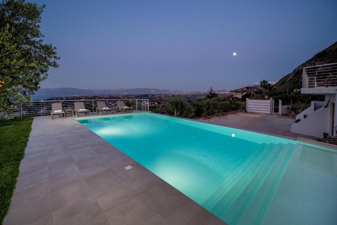 Villa Maria Con Piscina E Vista Mare Castellammare del Golfo Exteriör bild