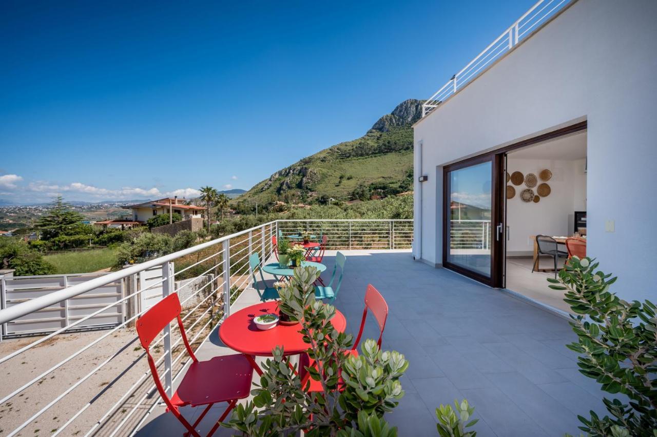 Villa Maria Con Piscina E Vista Mare Castellammare del Golfo Exteriör bild